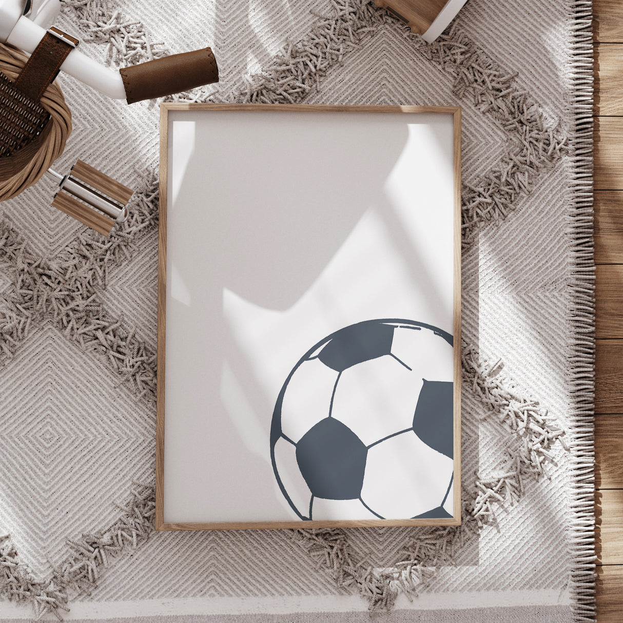 Soccer Wall Art Set of 3 Prints