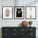 Basketball Wall Art Set