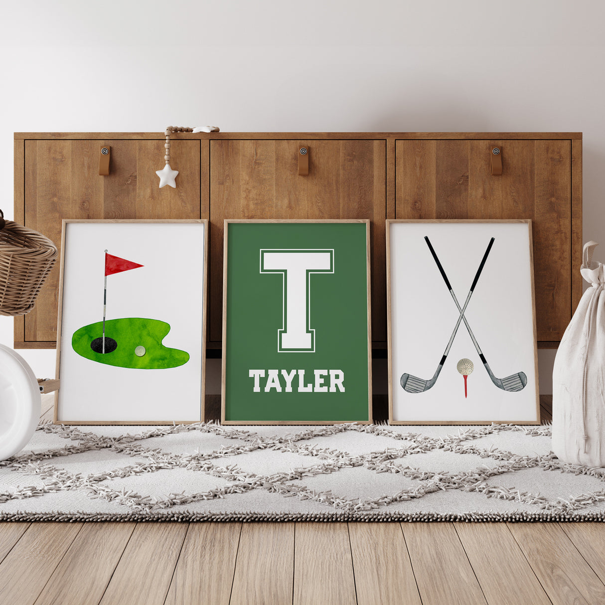 Golf - Set of 3 Posters