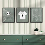 Soccer Wall Art Set – Soccer Ball & Game Plan