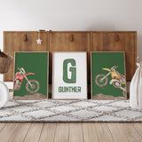 Motocross Bikes - Set of 3 Posters