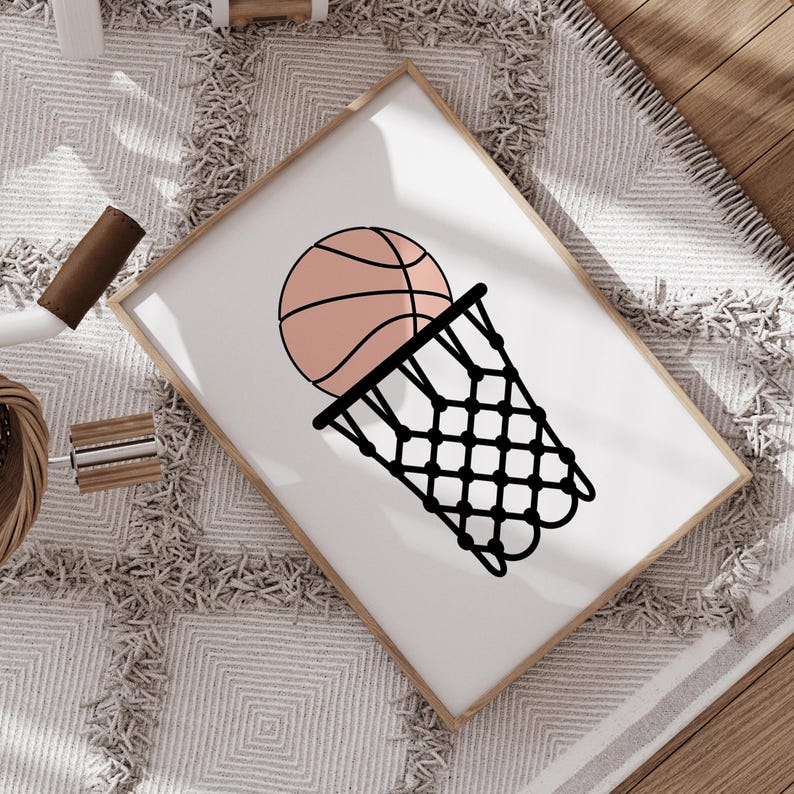 Basketball Girl  - Set of 3 Posters