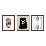 Basketball Wall Art Set
