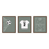 Soccer Wall Art Set – Soccer Ball & Game Plan