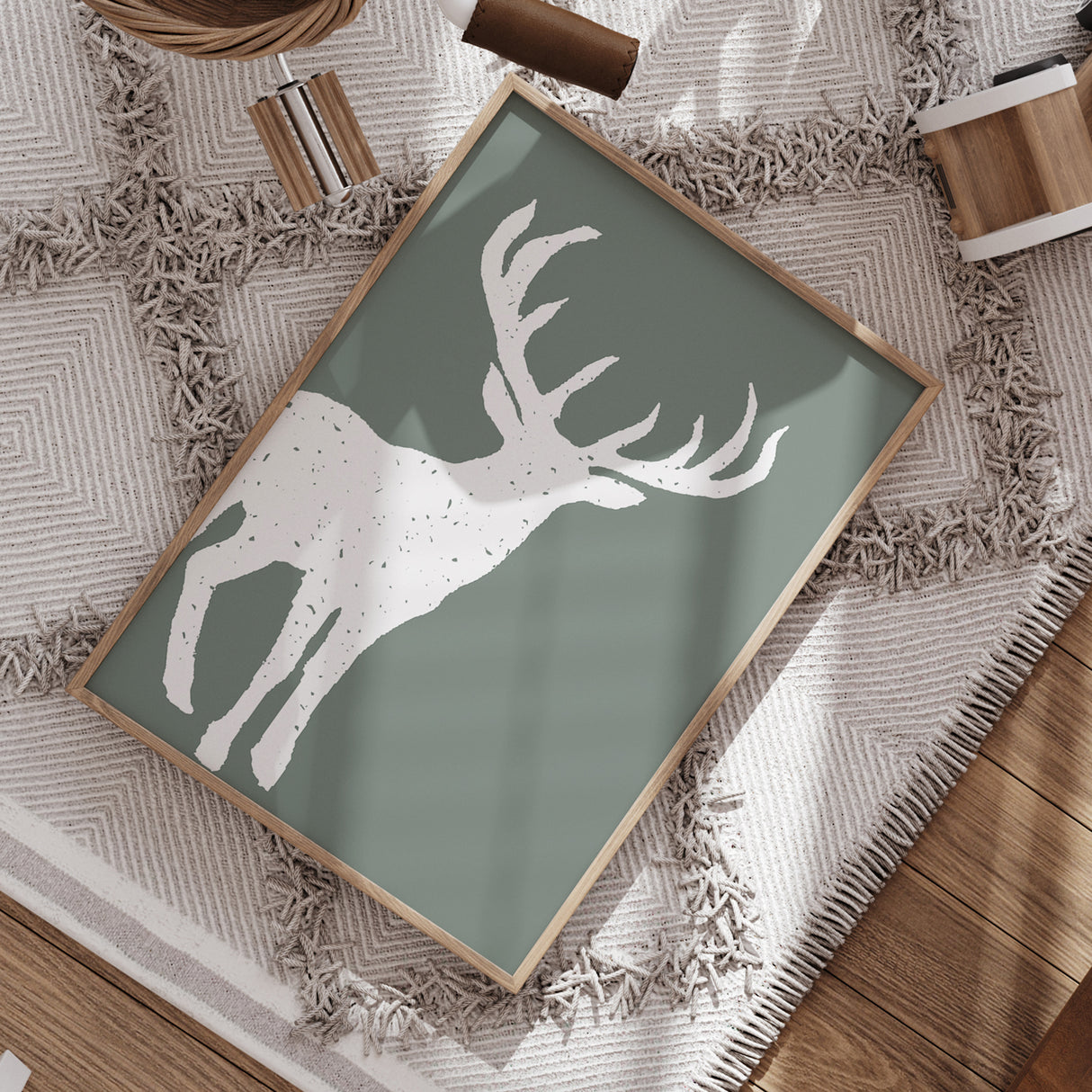 Deer and Fish - Set of 3 Posters