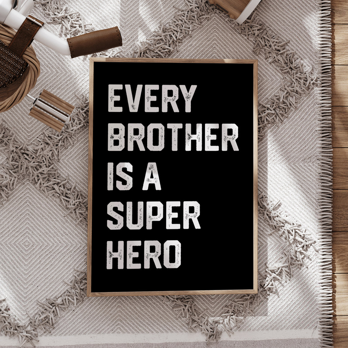 Every Brother is a Superhero Nursery Wall Art