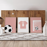 Soccer Girl  - Set of 3 Posters