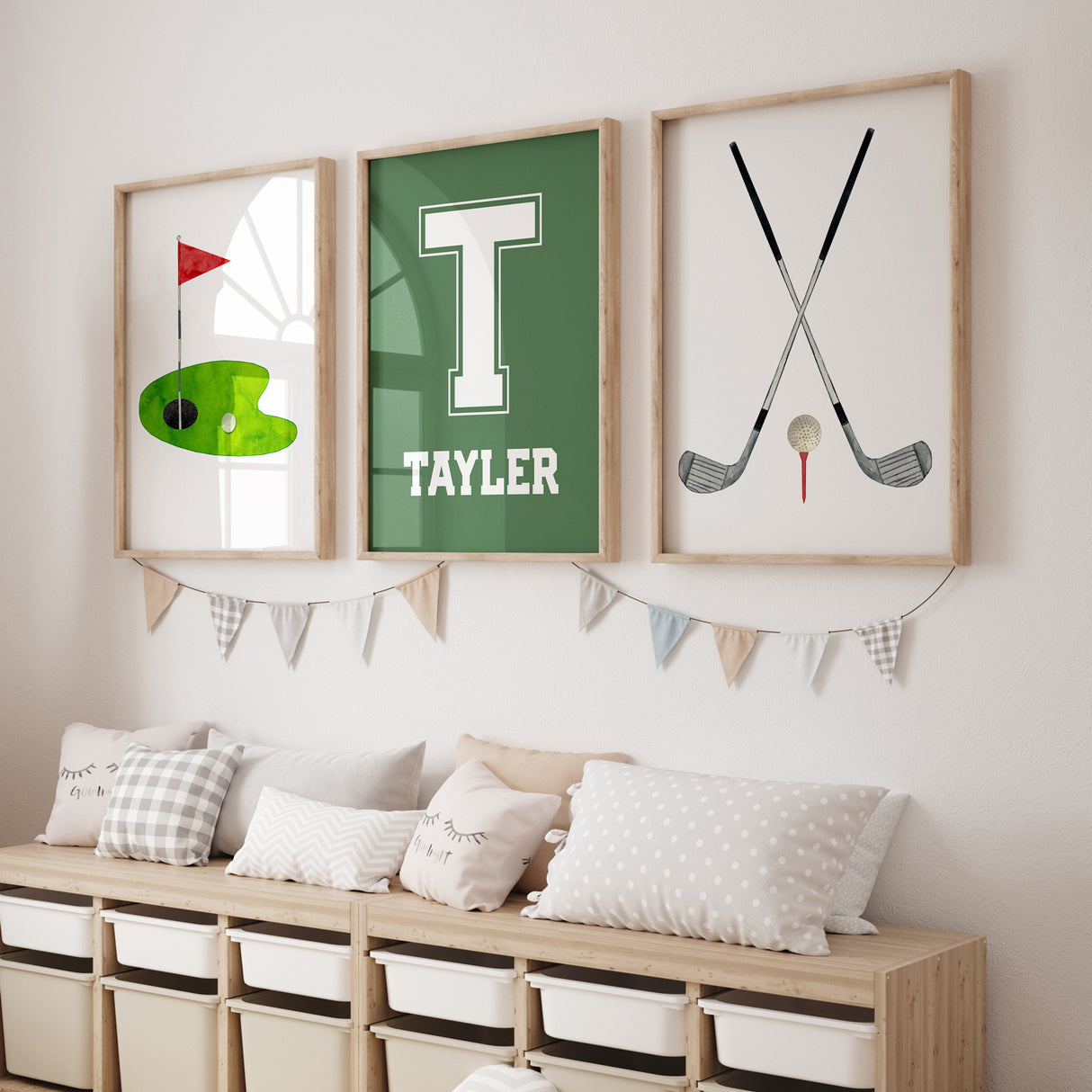 Golf - Set of 3 Posters