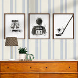 Monochrome Hockey Wall Art Set