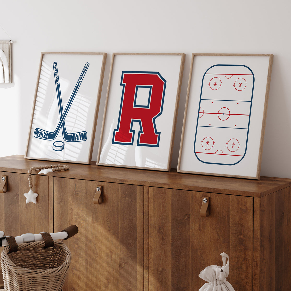 Ice Hockey - Set of 3 Posters