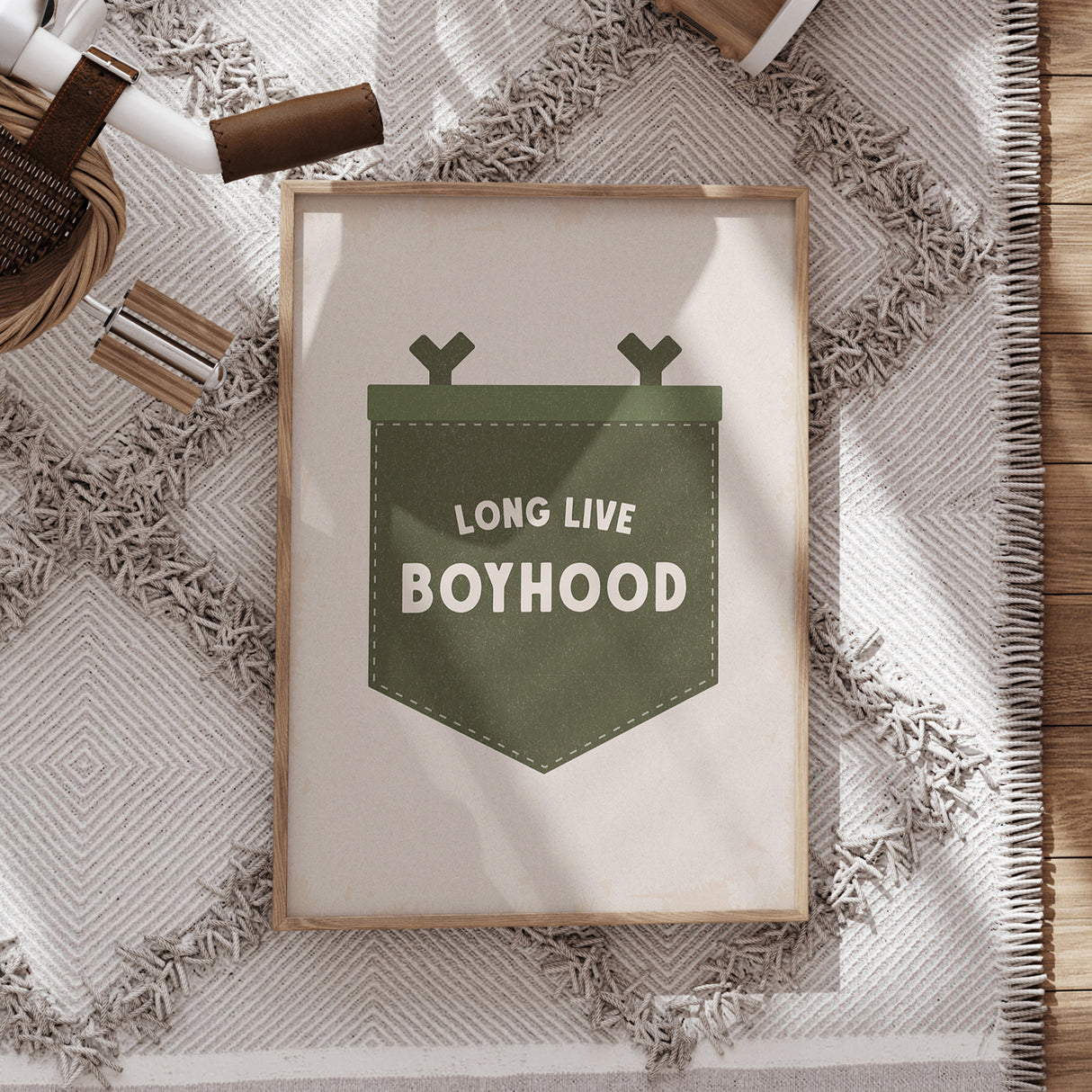 Vintage Long Live Boyhood Print