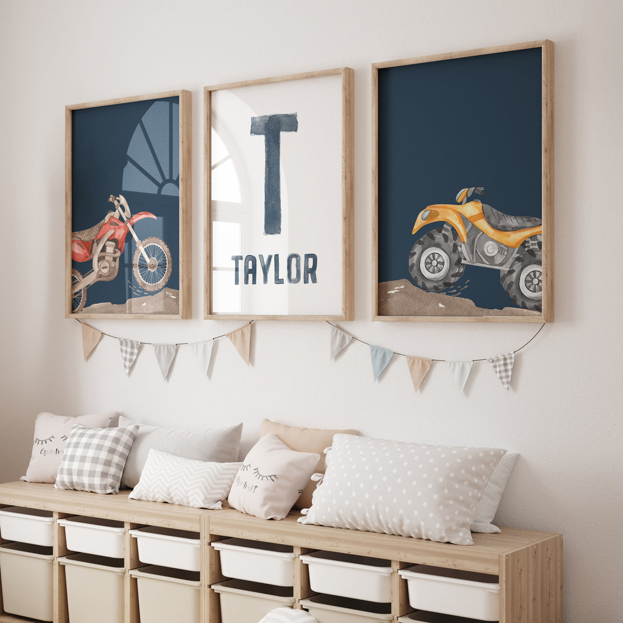 Dirt Bike & Quad Bike - Set of 3 Posters