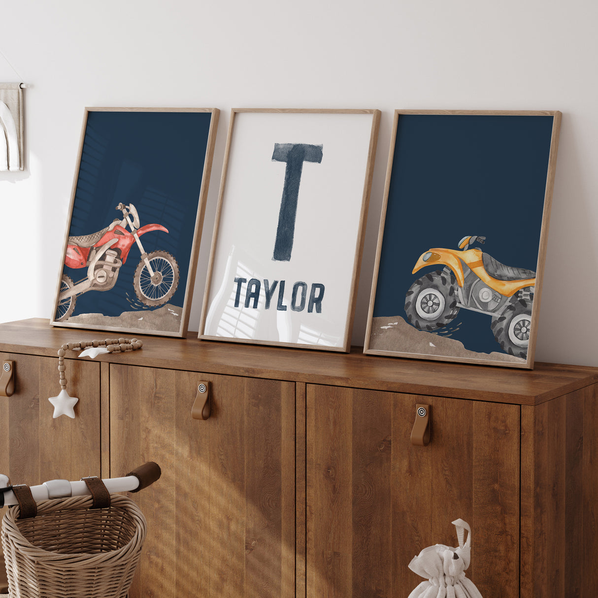 Dirt Bike & Quad Bike - Set of 3 Posters