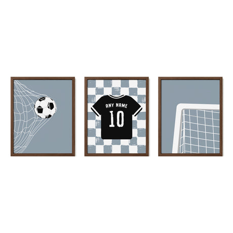 Modern Soccer Wall Art Set
