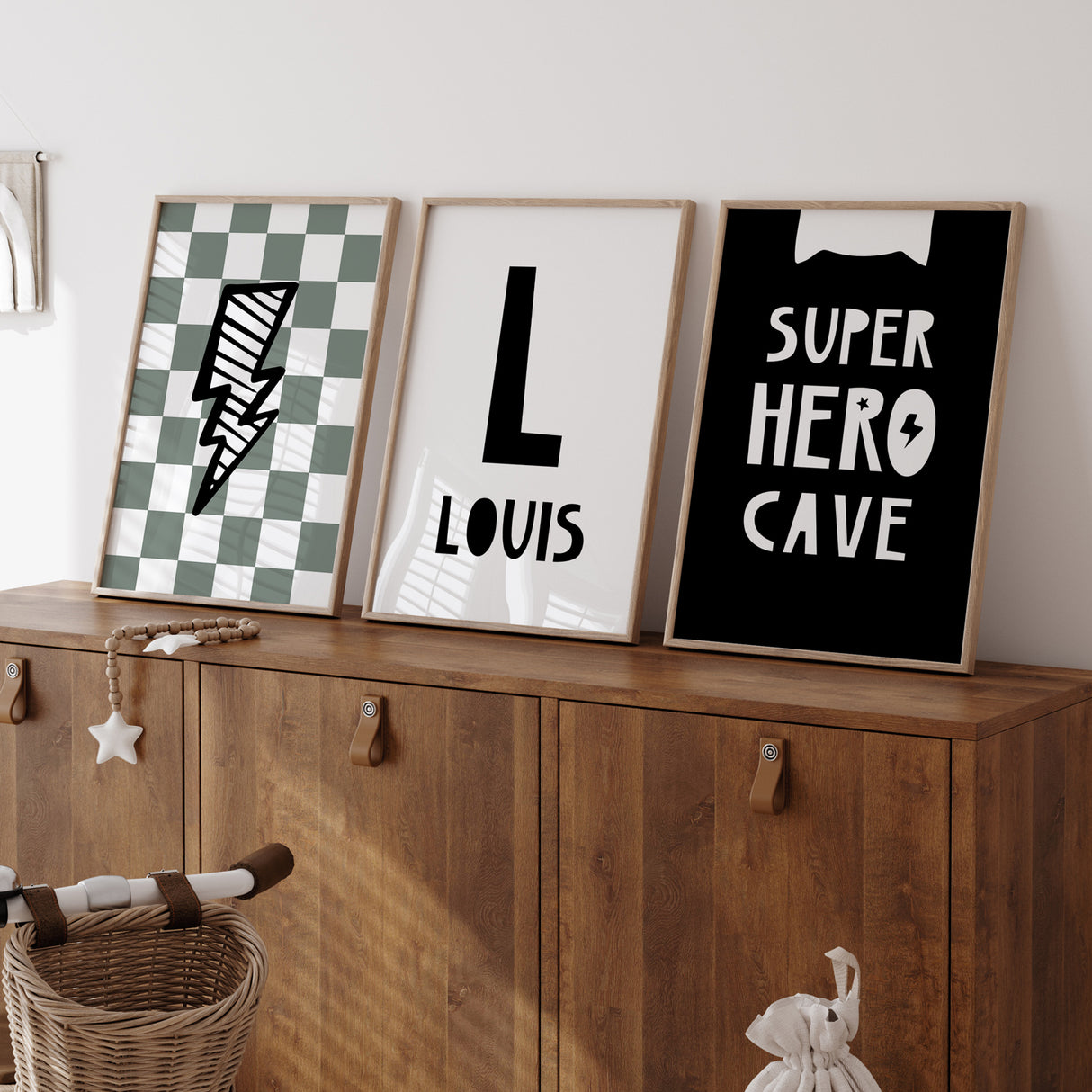 Super Hero Cave - Set of 3 Posters