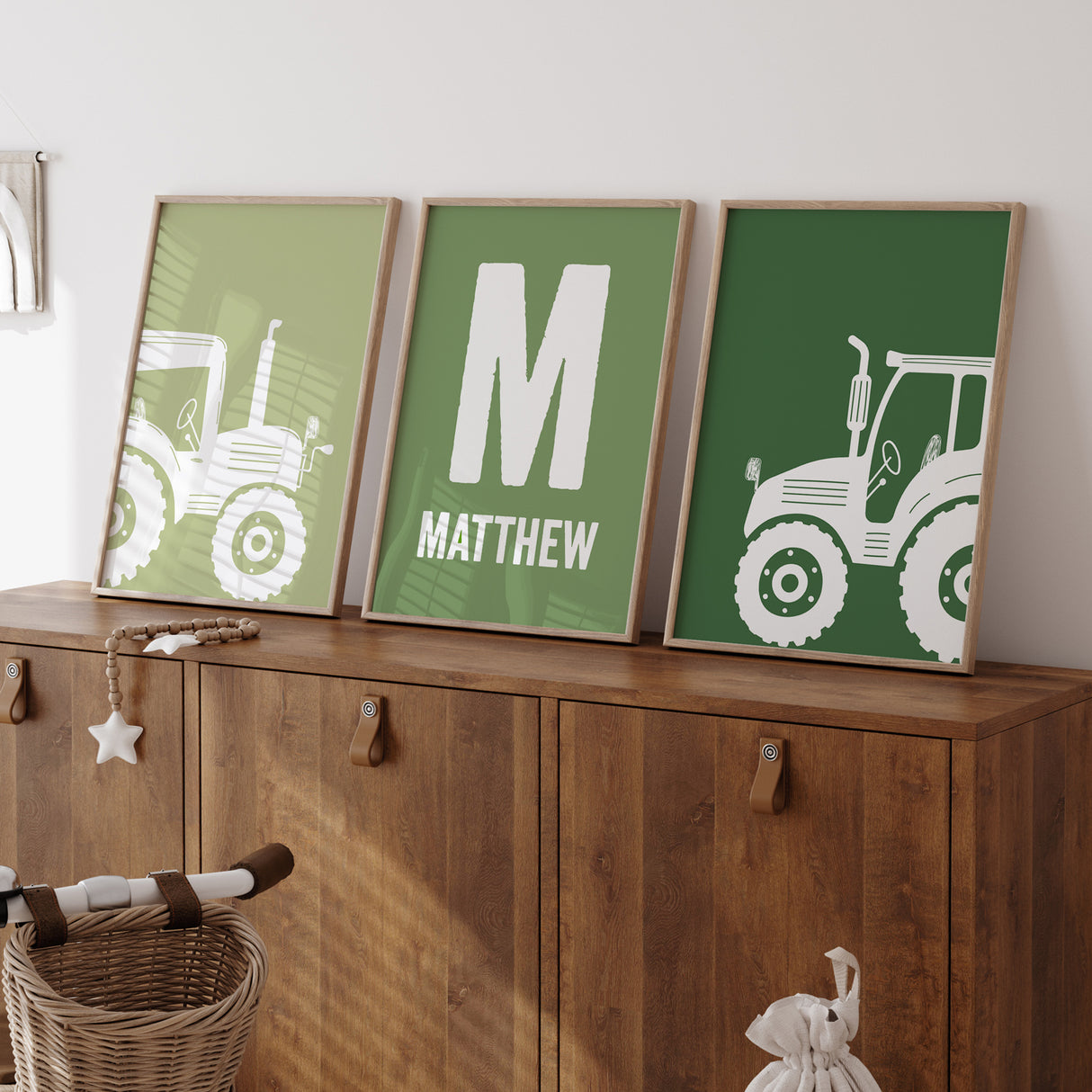 Tractors - Set of 3 Posters