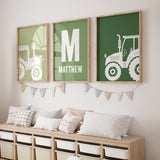 Tractors - Set of 3 Posters